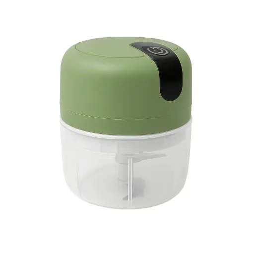 [10344_3_blade_ele_garlic_machine_250ml] Wireless USB Rechargeable Mini Electric Garlic Machine / Chopper 3 Blades (250Ml)